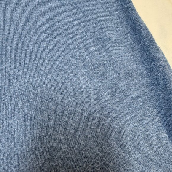 The North Face Mt. Tam 1/4-Zip Sweater Men’s XL Blue Knit EUC - Picture 6 of 12